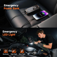 Load image into Gallery viewer, OlarHike Tire Inflator Portable Air Compressor,Dual Power-3*3000mAh &amp;12V DC | Ultra Fast Inflation, For Car Tires, SUVs, Pickup Trucks, Bikes, Cordless Electric Pump, LED Light &amp; Digital Pressure Gauge