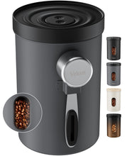 Load image into Gallery viewer, Veken Electric Vacuum Coffee Canister with Window, Auto-Seal Container,19OZ