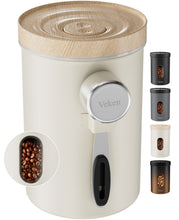 Load image into Gallery viewer, Veken Electric Vacuum Coffee Canister with Window, Auto-Seal Container,19OZ
