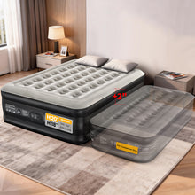Load image into Gallery viewer, OhGeni 20" Queen Air Mattress (1-Pack) with Built in Pump, Inflatable Blow Up Bed, Upgraded Air Column Support for Enhanced Stability, Raised Height for Easy Entry &amp; Exit, 650 lbs Capacity