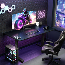 Load image into Gallery viewer, Veken Standing Desk, 55 Inch, Black | Height Adjustable Sit Stand Up Computer Tables for Home Office, Study and Writing