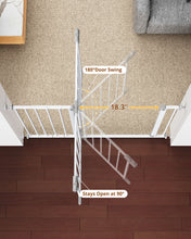 Load image into Gallery viewer, Baby Safety Gate,28.9-42.1&quot;Wide,30&quot; Tall Pressure Mounted,White