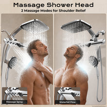 Load image into Gallery viewer, Veken 12" Rain Shower Head with Handheld,3-in-1 High Pressure Shower Combo,Chrome