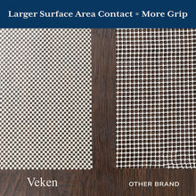 Load image into Gallery viewer, Veken 4x6 Ft Rug Pad Gripper for Hardwood Floors, Non Slip Rug Pads for Area Rugs, Thick Rug Grippers for Tile Floors, Under Carpet Anti Skid Mat, Keep Your Rugs Safe and in Place