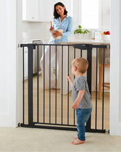 Load image into Gallery viewer, Cumbor 36 in Extra Tall Baby Gate for Doorways, 30-40.6 in Dog Gate Black Mom's Choice Awards Winner, Double Lock, 2-Way Swing, Auto Close Child Gate for Toddler &amp; Pets, Pressure or Hardware Mounted