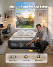 Load image into Gallery viewer, OhGeni 13" Raised Air Mattress Full with Built in Pump, Blow Up Bed, 600lb