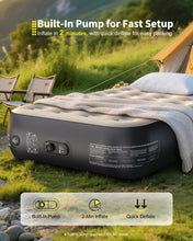 Load image into Gallery viewer, OhGeni Twin Air Mattress with Built in Pump, Camping Air Mattress with External Valve, Family Choice Award Winner, 13" Inflatable Blow up Bed, Portable Foldable Airbed for Home &amp; Outdoor, 300lbs