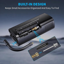 Load image into Gallery viewer, OlarHike Tire Inflator Portable Air Compressor, Cordless Electric Bike Pump | Smart Dual Hose System,Auto Stop Air Pump for Car Tires,Bicycles,Motorcycles with LED Light &amp; Digital Pressure Gauge