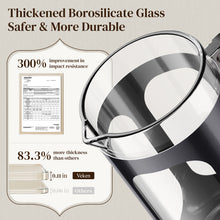 Load image into Gallery viewer, Veken French Press Coffee Maker 21oz 0.6 L, Heat Resistant Thickened Borosilicate Glass, No Plastic Touching Cafe, Single Serve Small Pot, Stainless Steel Brewer,Teapot for Kitchen Camping,Dark Pewter