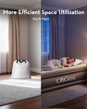 Load image into Gallery viewer, OhGeni Twin Air Mattress with Built in Pump, Blow up Mattresses, Ideal Alternative to a Bed, 18" Raised Blow Up Colchones Inflables Airbed for Guests &amp; Home, Ideal for Home Use and Outdoor Camping