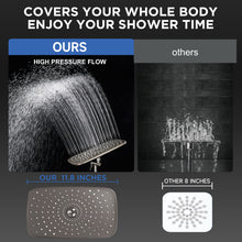 Load image into Gallery viewer, Veken Starlight 11.8" High Pressure Shower Head with Handheld, Easy Install