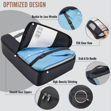 Load image into Gallery viewer, Veken 10 Set/8 Set Packing Cubes for Travel Essentials,Anti-Wrinkle Buckled Suitcase Organizer for Shoe &amp; Toiletry Bag,Carry On Luggage Bag for Airplane &amp; College Dorm Room Accessories,Women Men Gifts