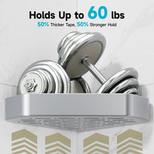 Load image into Gallery viewer, Veken Aluminum Corner Shower Caddy 4-Pack, Never Rust&amp;Large Capacity,Silver