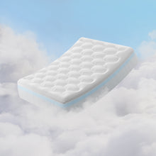 Load image into Gallery viewer, Ophanie 4-inch Dual Layer Mattress Topper with Mattress Pad Cover, 2&quot; Gel Memory Foam and 2&quot; Down Alternative Pillow Top - Medium Support, Deep-Pocket Skirt, Cooling