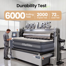 Load image into Gallery viewer, OlarHike Twin Air Mattress with Built-in Pump, 18" Raised Inflatable Bed for Home &amp; Outdoor Use, 300lb Weight Capacity - Portable Blow-up Mattress for Guests, Camping, and Travel