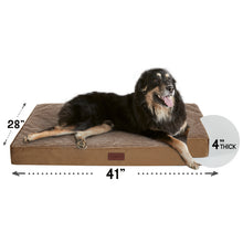 Load image into Gallery viewer, Ophanie Gray Orthopedic Dog Bed For Large Dogs with Egg Crate Foam Support and Non-Slip Bottom, Waterproof and Machine Washable Removable Pet Bed Cover