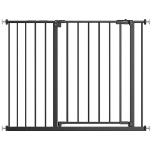 Baby Safety Gate,28.9-42.1"Wide,30" Tall Pressure Mounted,White