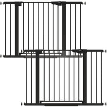 Load image into Gallery viewer, Cumbor 2 Pack 30-46" Baby Gate for Stairs, Auto Close Dog Gate Indoor Black