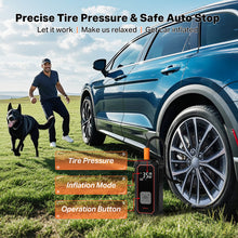 Load image into Gallery viewer, Ophanie Tire Inflator Portable Air Compressor, 9000mAh Battery Powered, 150PSI Dual Mode, Auto Air Pump for Car Tires, Motorcycle, Bicycle, Electric Pump with LED Light &amp; Digital Pressure Gauge