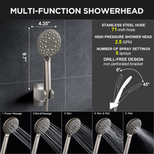 Load image into Gallery viewer, Veken Starlight 11.8" High Pressure Shower Head with Handheld, Easy Install