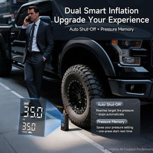 Load image into Gallery viewer, OlarHike Tire Inflator Portable Air Compressor,3X Fast Inflation, 4*3000mAh | Powerful Battery, Cordless air pump for Car Tires, Off-road Vehicle, Pickups, SUVs, Digital Pressure Gauge/Auto Shuttoff