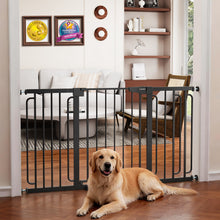Load image into Gallery viewer, Cumbor 30.4-56.8" Extra Wide Baby Gate, Auto Close Dual Lock Dog Gate Black