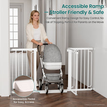 Load image into Gallery viewer, Cumbor 30.4-56.8" Extra Wide Baby Gate, Auto Close Dual Lock Dog Gate White