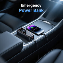 Load image into Gallery viewer, Ophanie Tire Inflator Portable Air Compressor, 9000mAh, 150PSI, Auto Air Pump for Car Tires, Motorcycle, Bicycle, Electric Pump with LED Light，Digital Pressure Gauge &amp; Auto Shut-Off