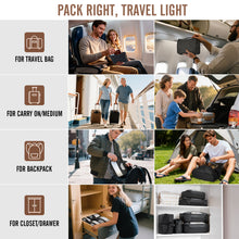 Load image into Gallery viewer, Veken 10 Set/8 Set Packing Cubes for Travel Essentials,Anti-Wrinkle Buckled Suitcase Organizer for Shoe &amp; Toiletry Bag,Carry On Luggage Bag for Airplane &amp; College Dorm Room Accessories,Women Men Gifts