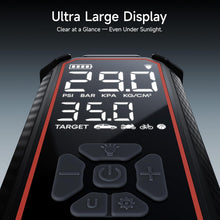 Load image into Gallery viewer, OlarHike Tire Inflator Portable Air Compressor,3X Fast Inflation, 4*3000mAh | Powerful Battery, Cordless air pump for Car Tires, Off-road Vehicle, Pickups, SUVs, Digital Pressure Gauge/Auto Shuttoff