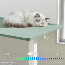 Load image into Gallery viewer, Veken 55 Inch Large Electric Standing Desk, Gaming Table, Green Height Adjustable Sit Stand Up Computer Tables for Home Office, Study , Writing, Suit students, employees and group work