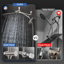 Load image into Gallery viewer, Veken Starlight 11.8" High Pressure Shower Head with Handheld, Easy Install