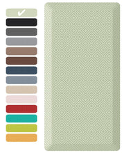 Load image into Gallery viewer, Ophanie 3/4 Inch Thick Anti-Fatigue Kitchen Mat - 20 x 48 x 0.8 in - Sage Green