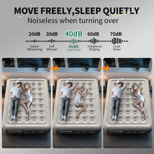 Load image into Gallery viewer, OlarHike Air Mattress Queen with Built in Pump, Inflatable Mattress Blow up Mattress, 18" Colchones Inflables Foldable Air Bed for Guest &amp; Home, Ideal for Camping, 700lbs