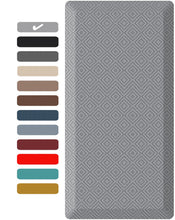 Load image into Gallery viewer, Ophanie 3/4 Inch Thick Anti-Fatigue Kitchen Mat - 20 x 48 x 0.8 in - Grey