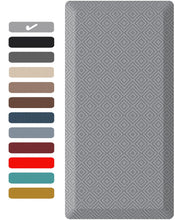 Load image into Gallery viewer, Grey Kitchen Mat - 20 x 39 x 0.8 in