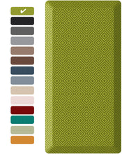 Load image into Gallery viewer, Green Kitchen Mat - 20 x 39 x 0.8 in