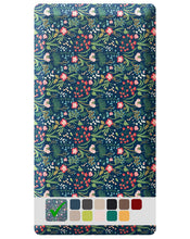 Load image into Gallery viewer, Blue Flower Kitchen Mat - 20 x 48 x 0.8 in
