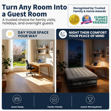 Load image into Gallery viewer, OhGeni Air Mattress Queen with Built in Pump, 18" Raised Blow up Bed, 800lb
