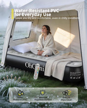 Load image into Gallery viewer, OhGeni 13" Raised Twin Air Mattress with Built in Pump, Blow Up Bed, 300lb
