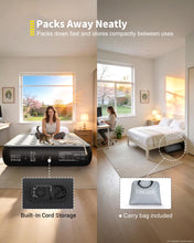 Load image into Gallery viewer, OhGeni 13" Raised Air Mattress Full with Built in Pump, Blow Up Bed, 600lb