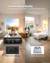 Load image into Gallery viewer, OhGeni 13" Raised Twin Air Mattress with Built in Pump, Blow Up Bed, 300lb