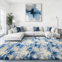Load image into Gallery viewer, 8' x 10' (Rectangular)Blue/White/Grey