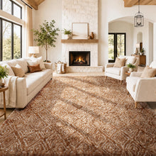 Load image into Gallery viewer, 9' x 12' (Rectangular)Brown and White