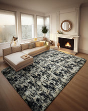 Load image into Gallery viewer, 8' x 10' (Rectangular)Black/Gold/Grey