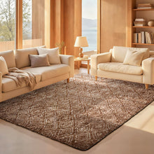 Load image into Gallery viewer, 5' x 7' (Rectangular)Brown and White
