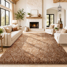 Load image into Gallery viewer, 8' x 10' (Rectangular)Brown and White