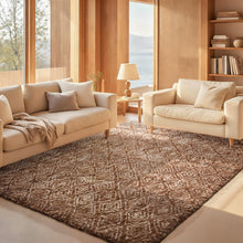 Load image into Gallery viewer, 6' x 9' (Rectangular)Brown and White
