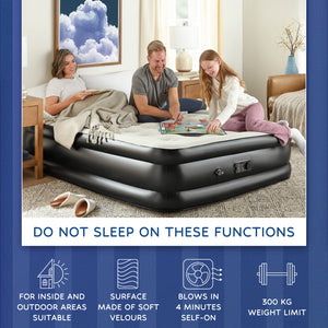 18 inch Twin/Queen/King Size Air Mattress with Built-in-Pump