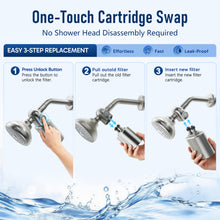 Load image into Gallery viewer, Veken Shower Filter Replacement Cartridge, Nickel
